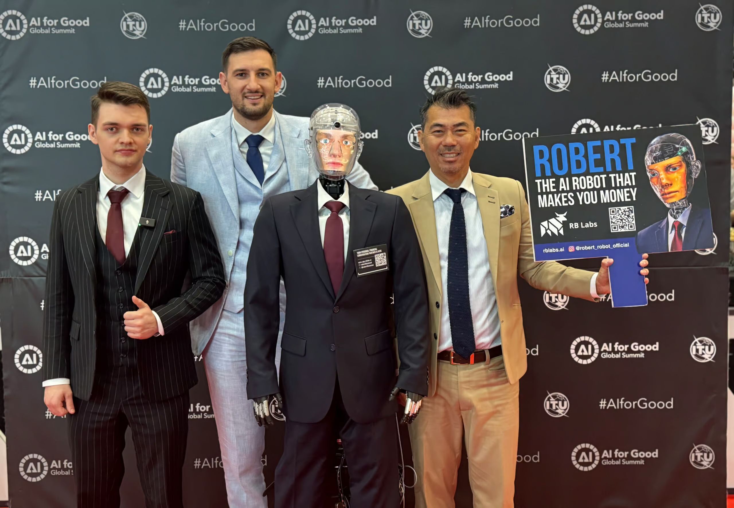 Robert the Robot at AI for Good